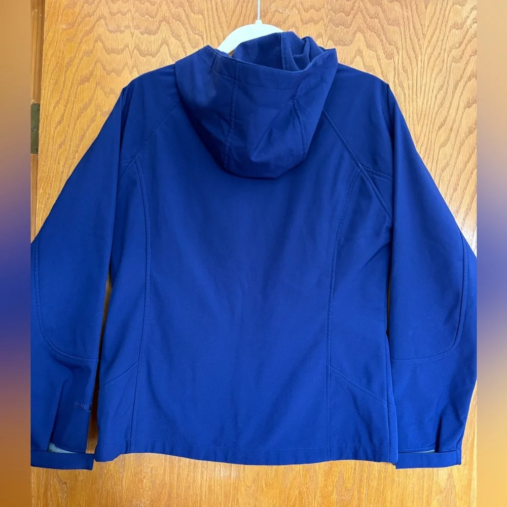 Free Tech Women’s Jacket, Blue Violet, Zip Front, Pockets, Hooded, Lined, Medium - Picture 5 of 7
